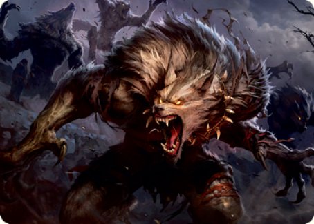 Village Reavers Art Card [Innistrad: Midnight Hunt Art Series] | Tabernacle Games