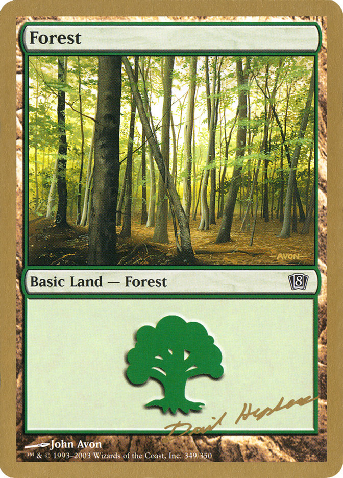 Forest (dh349) (Dave Humpherys) [World Championship Decks 2003] | Tabernacle Games