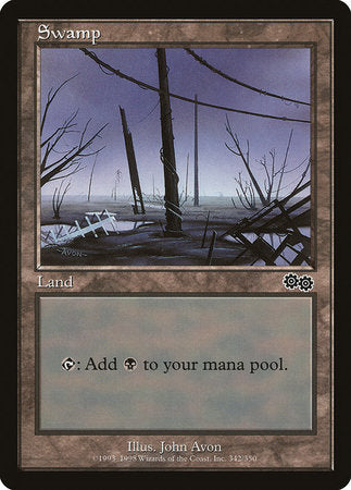 Swamp (342) [Urza's Saga] | Tabernacle Games