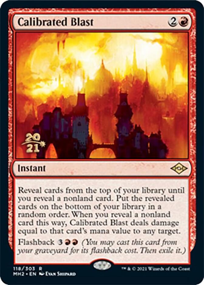 Calibrated Blast [Modern Horizons 2 Prerelease Promos] | Tabernacle Games