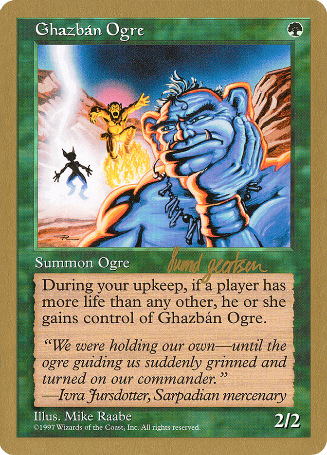 Ghazbán Ogre (Svend Geertsen) [World Championship Decks 1997] | Tabernacle Games