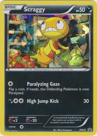 Scraggy (BW25) (Cracked Ice Holo) [Black & White: Black Star Promos] | Tabernacle Games