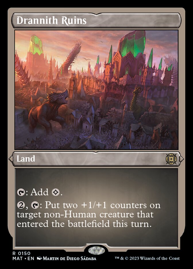 Drannith Ruins (Foil Etched) [March of the Machine: The Aftermath] | Tabernacle Games