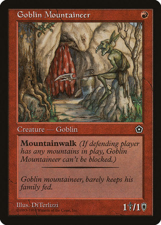 Goblin Mountaineer [Portal Second Age] | Tabernacle Games