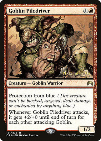 Goblin Piledriver [Magic Origins Promos] | Tabernacle Games