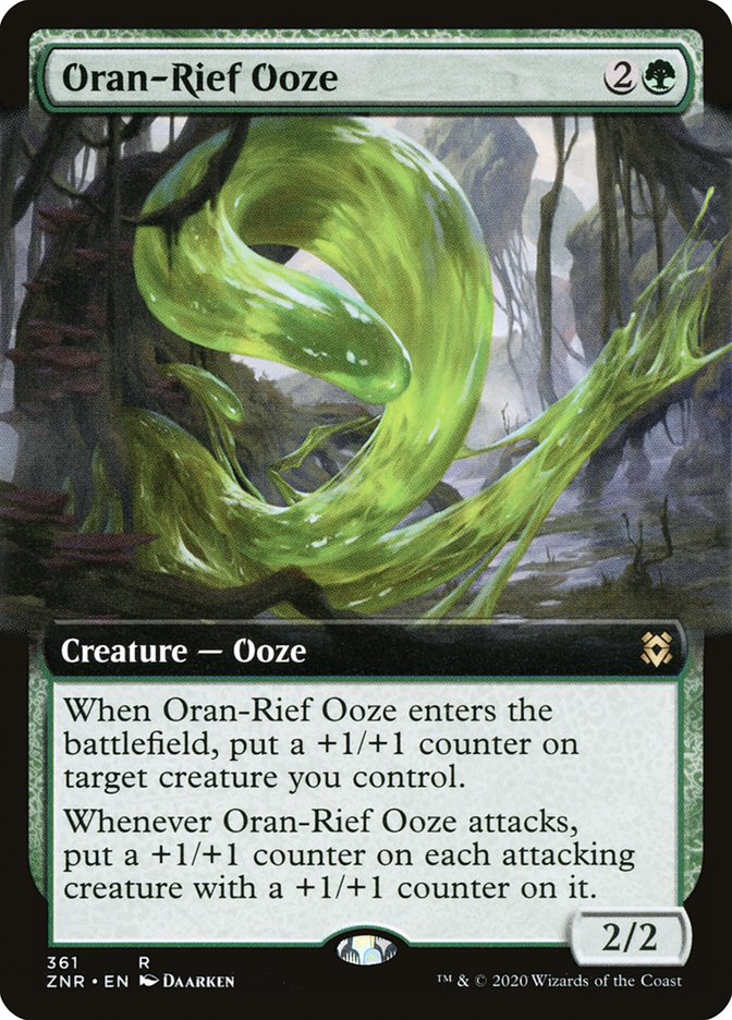 Oran-Rief Ooze (Extended Art) [Zendikar Rising] | Tabernacle Games