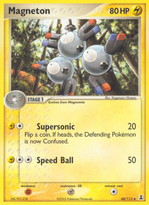 Magneton (48/113) [EX: Delta Species] | Tabernacle Games