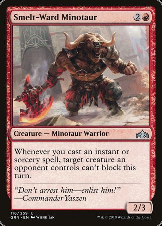 Smelt-Ward Minotaur [Guilds of Ravnica] | Tabernacle Games