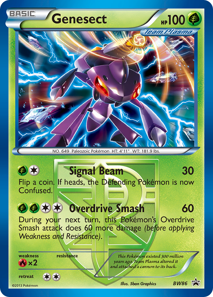 Genesect (BW86) (Team Plasma) [Black & White: Black Star Promos] | Tabernacle Games