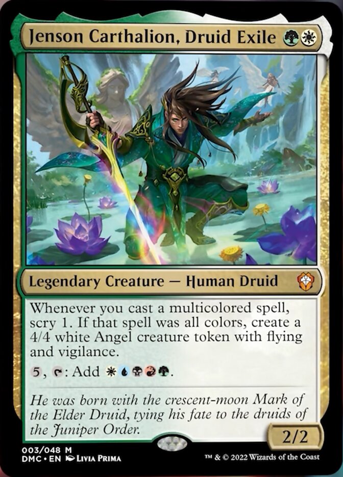 Jenson Carthalion, Druid Exile [Dominaria United Commander] | Tabernacle Games