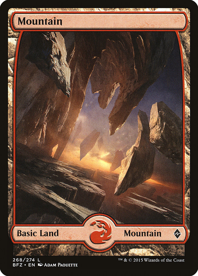 Mountain (268) [Battle for Zendikar] | Tabernacle Games