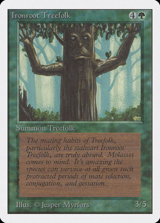 Ironroot Treefolk [Unlimited Edition] | Tabernacle Games