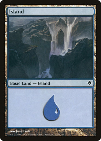 Island (235a) [Zendikar] | Tabernacle Games