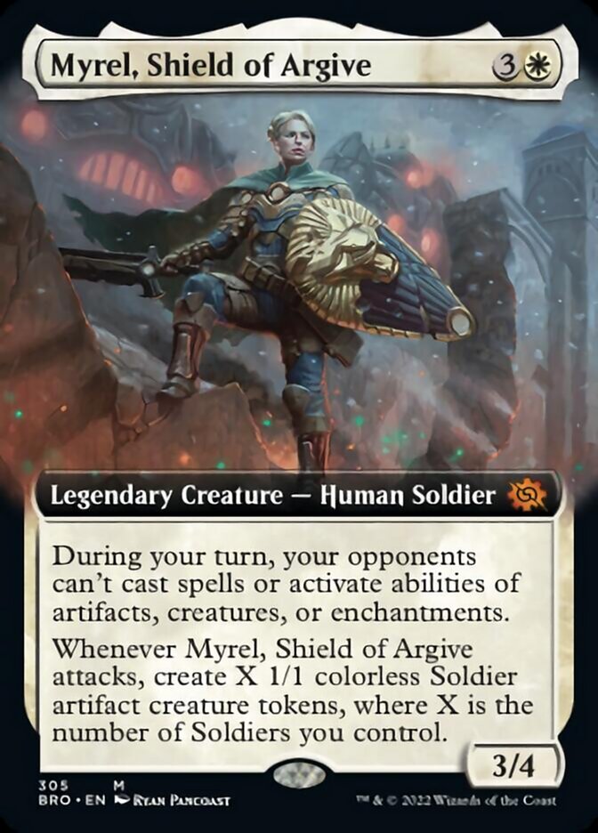 Myrel, Shield of Argive (Extended Art) [The Brothers' War] | Tabernacle Games