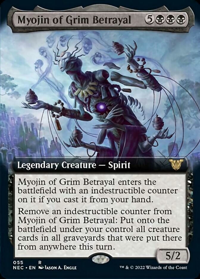 Myojin of Grim Betrayal (Extended) [Kamigawa: Neon Dynasty Commander] | Tabernacle Games