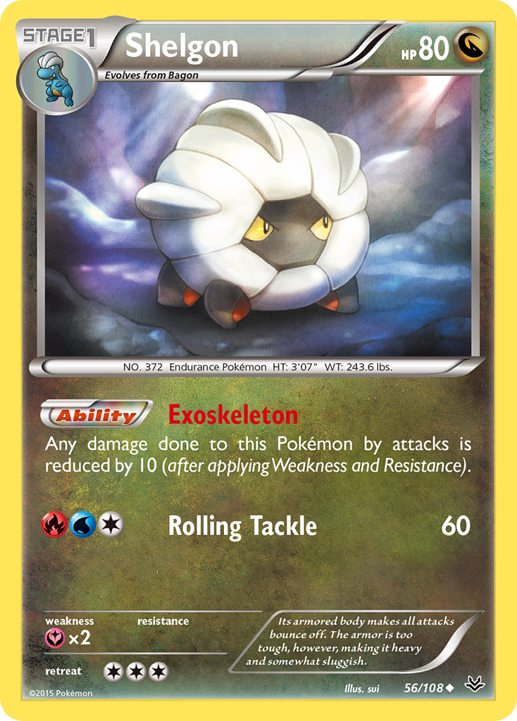 Shelgon (56/108) [XY: Roaring Skies] | Tabernacle Games