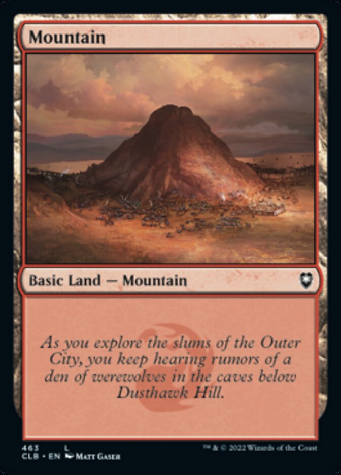 Mountain (463) [Commander Legends: Battle for Baldur's Gate] | Tabernacle Games