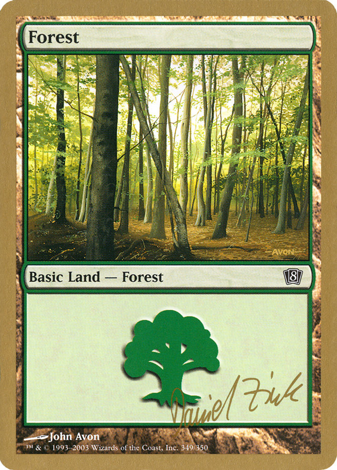 Forest (dz349) (Daniel Zink) [World Championship Decks 2003] | Tabernacle Games