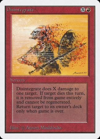 Disintegrate [Unlimited Edition] | Tabernacle Games