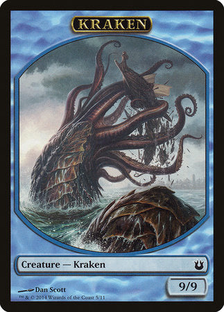 Kraken Token [Born of the Gods Tokens] | Tabernacle Games