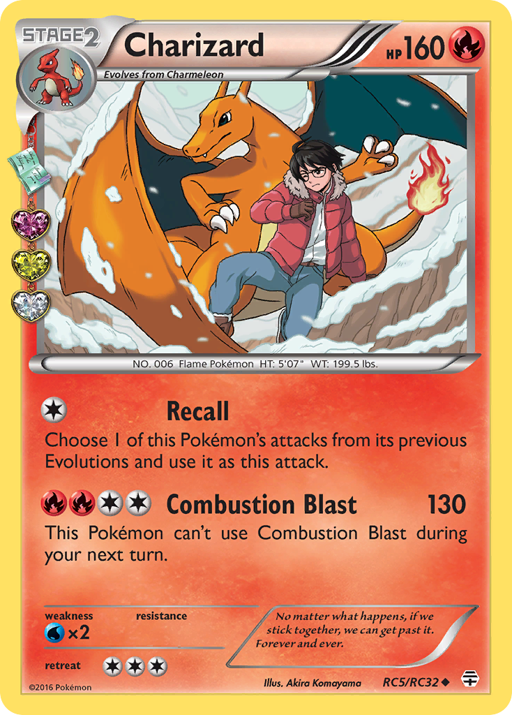 Charizard (RC5/RC32) [XY: Generations] | Tabernacle Games