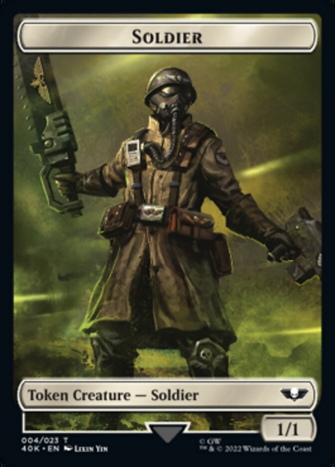 Soldier (004) // Vanguard Suppressor Double-sided Token [Universes Beyond: Warhammer 40,000 Tokens] | Tabernacle Games