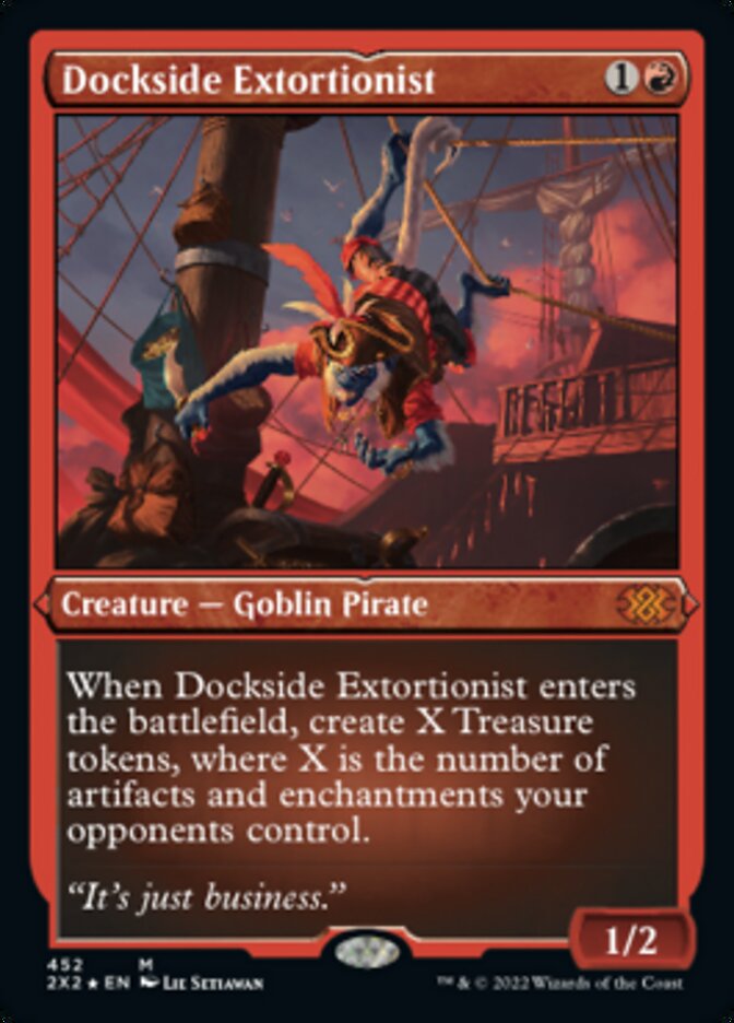 Dockside Extortionist (Foil Etched) [Double Masters 2022] | Tabernacle Games