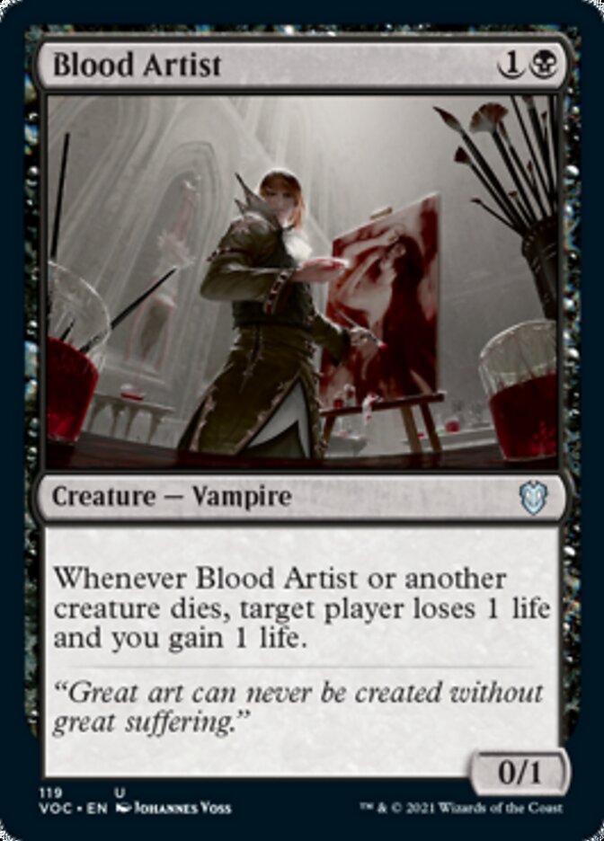Blood Artist [Innistrad: Crimson Vow Commander] | Tabernacle Games