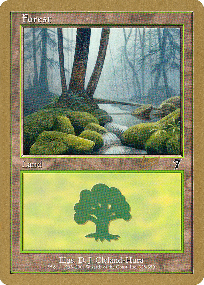 Forest (rl328) (Raphael Levy) [World Championship Decks 2002] | Tabernacle Games