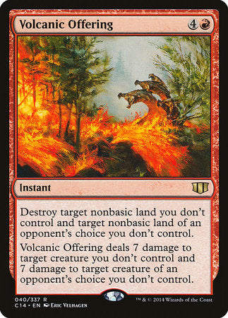 Volcanic Offering [Commander 2014] | Tabernacle Games