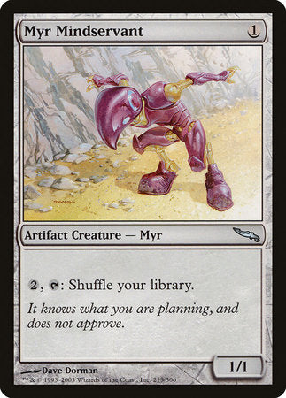 Myr Mindservant [Mirrodin] | Tabernacle Games