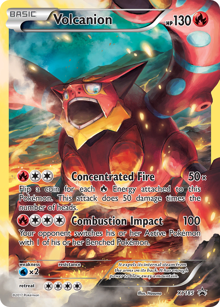 Volcanion (XY185) [XY: Black Star Promos] | Tabernacle Games
