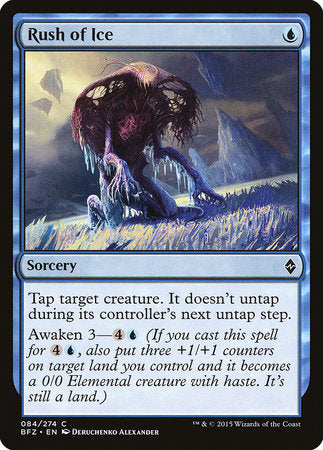 Rush of Ice [Battle for Zendikar] | Tabernacle Games