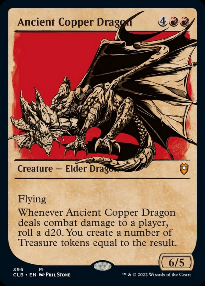Ancient Copper Dragon (Showcase) [Commander Legends: Battle for Baldur's Gate] | Tabernacle Games