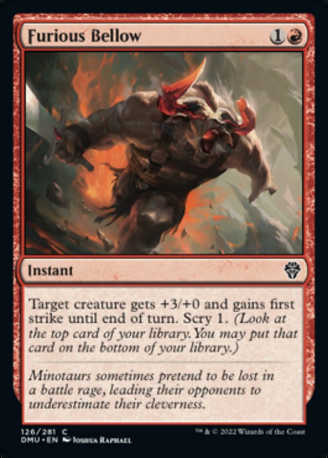 Furious Bellow [Dominaria United] | Tabernacle Games