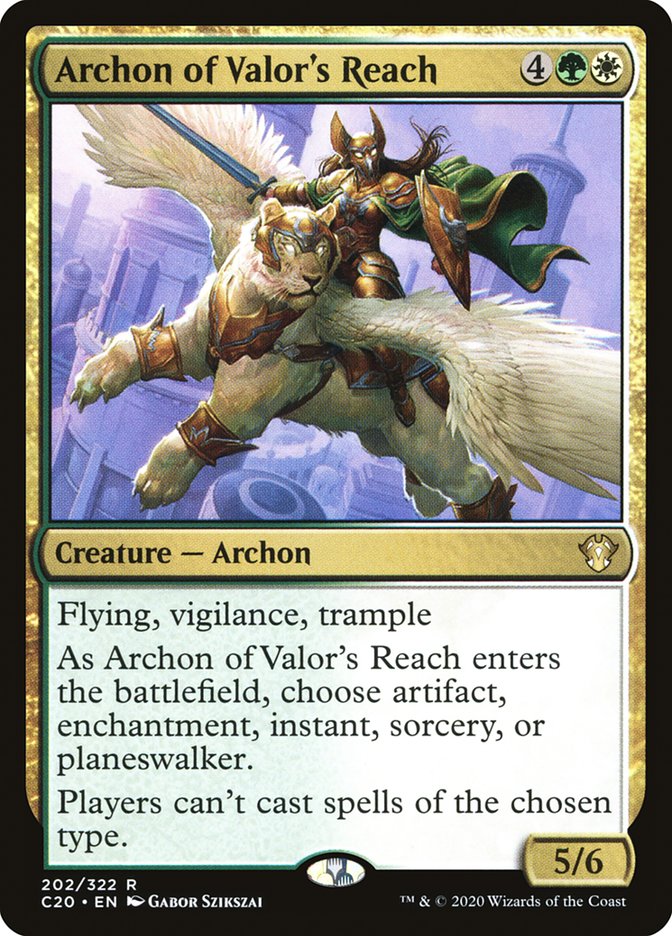 Archon of Valor's Reach [Commander 2020] | Tabernacle Games