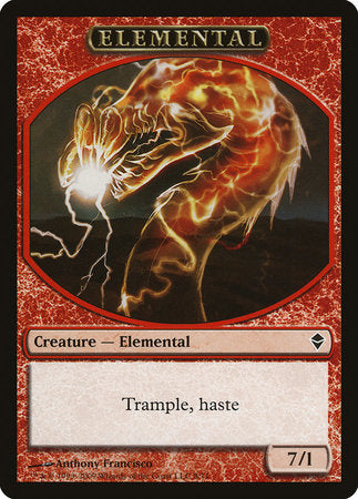 Elemental Token [Zendikar Tokens] | Tabernacle Games