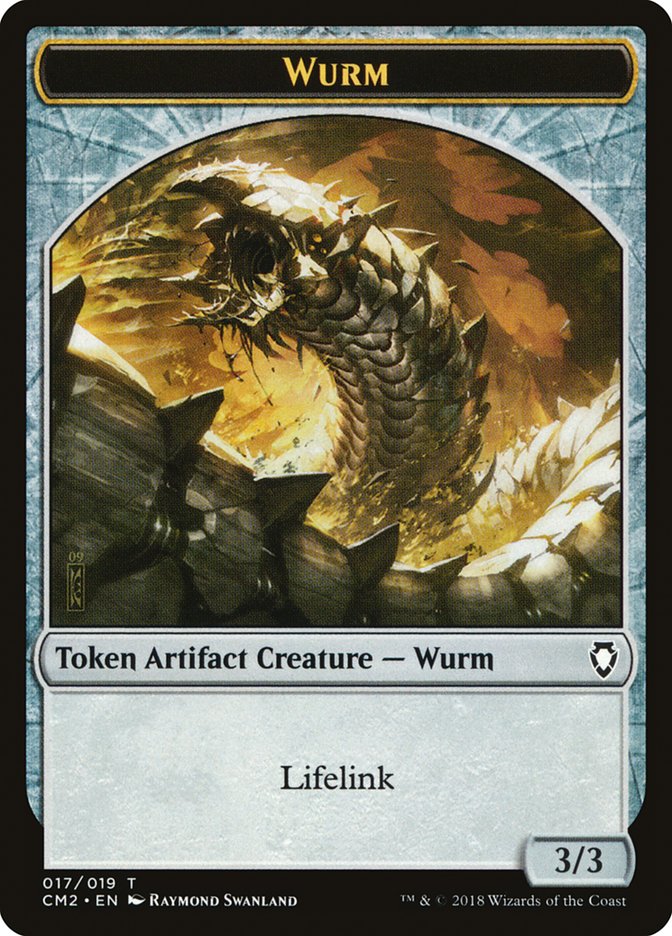 Wurm (Lifelink) [Commander Anthology Volume II Tokens] | Tabernacle Games