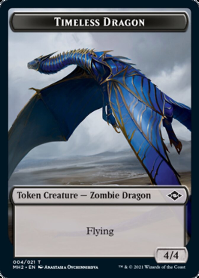 Timeless Dragon Token [Modern Horizons 2 Tokens] | Tabernacle Games