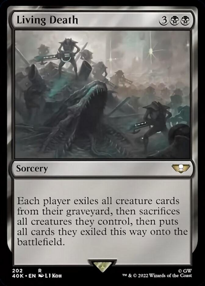 Living Death (Surge Foil) [Universes Beyond: Warhammer 40,000] | Tabernacle Games