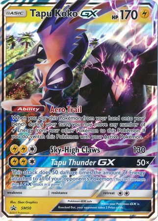 Tapu Koko GX (SM50) (Jumbo Card) [Sun & Moon: Black Star Promos] | Tabernacle Games