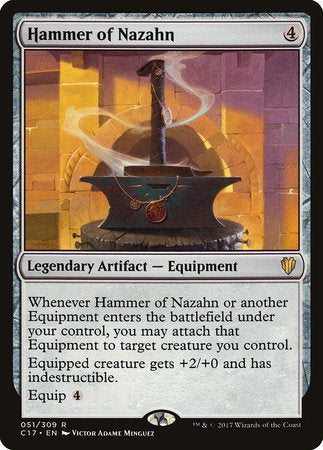 Hammer of Nazahn [Commander 2017] | Tabernacle Games