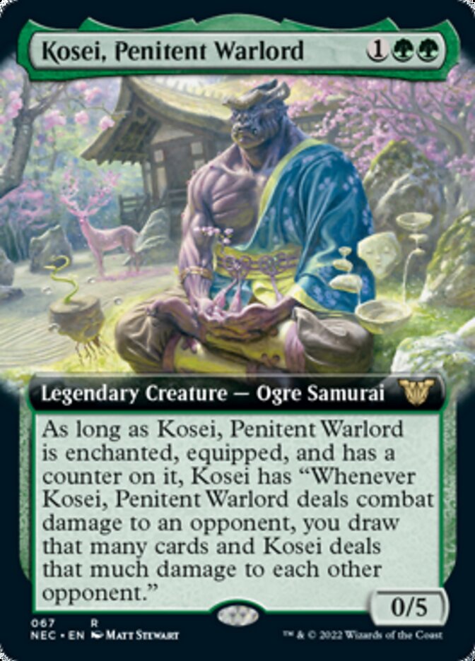 Kosei, Penitent Warlord (Extended) [Kamigawa: Neon Dynasty Commander] | Tabernacle Games