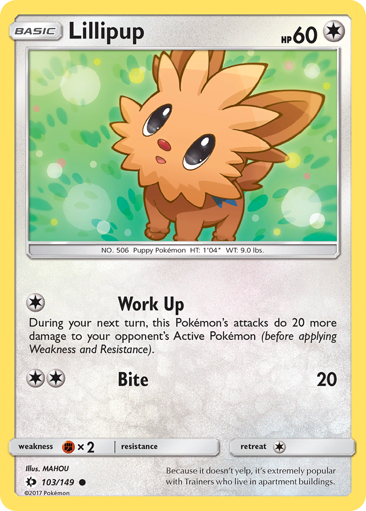 Lillipup (103/149) [Sun & Moon: Base Set] | Tabernacle Games