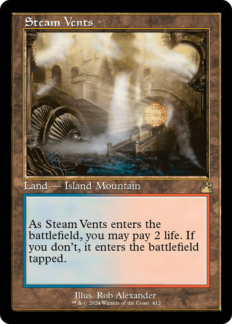 Steam Vents (Retro) [Ravnica Remastered] | Tabernacle Games