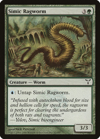 Simic Ragworm [Dissension] | Tabernacle Games