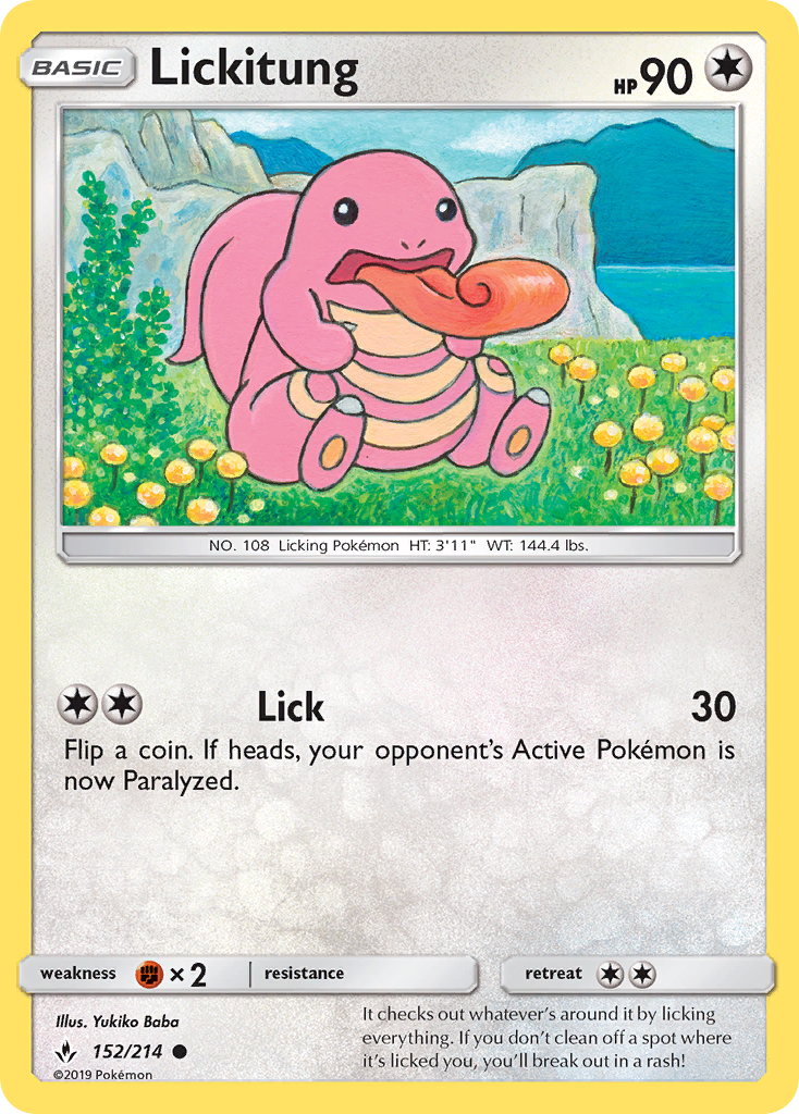 Lickitung (152/214) [Sun & Moon: Unbroken Bonds] | Tabernacle Games