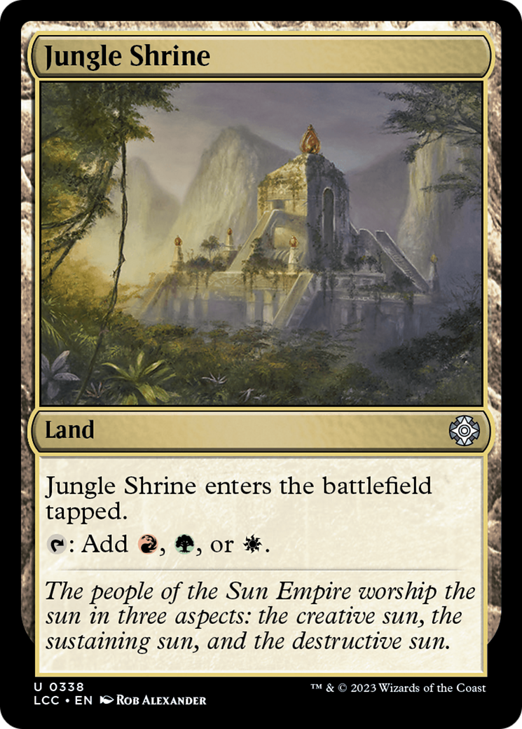 Jungle Shrine [The Lost Caverns of Ixalan Commander] | Tabernacle Games