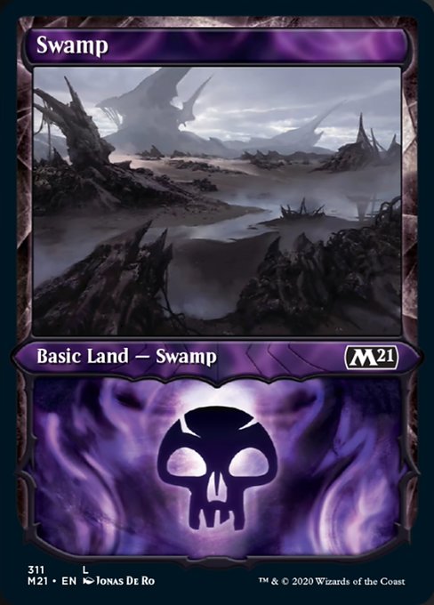 Swamp (Showcase) [Core Set 2021] | Tabernacle Games