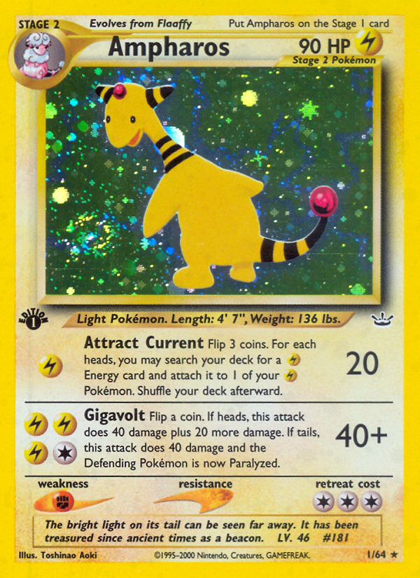 Ampharos (1/64) [Neo Revelation 1st Edition] | Tabernacle Games